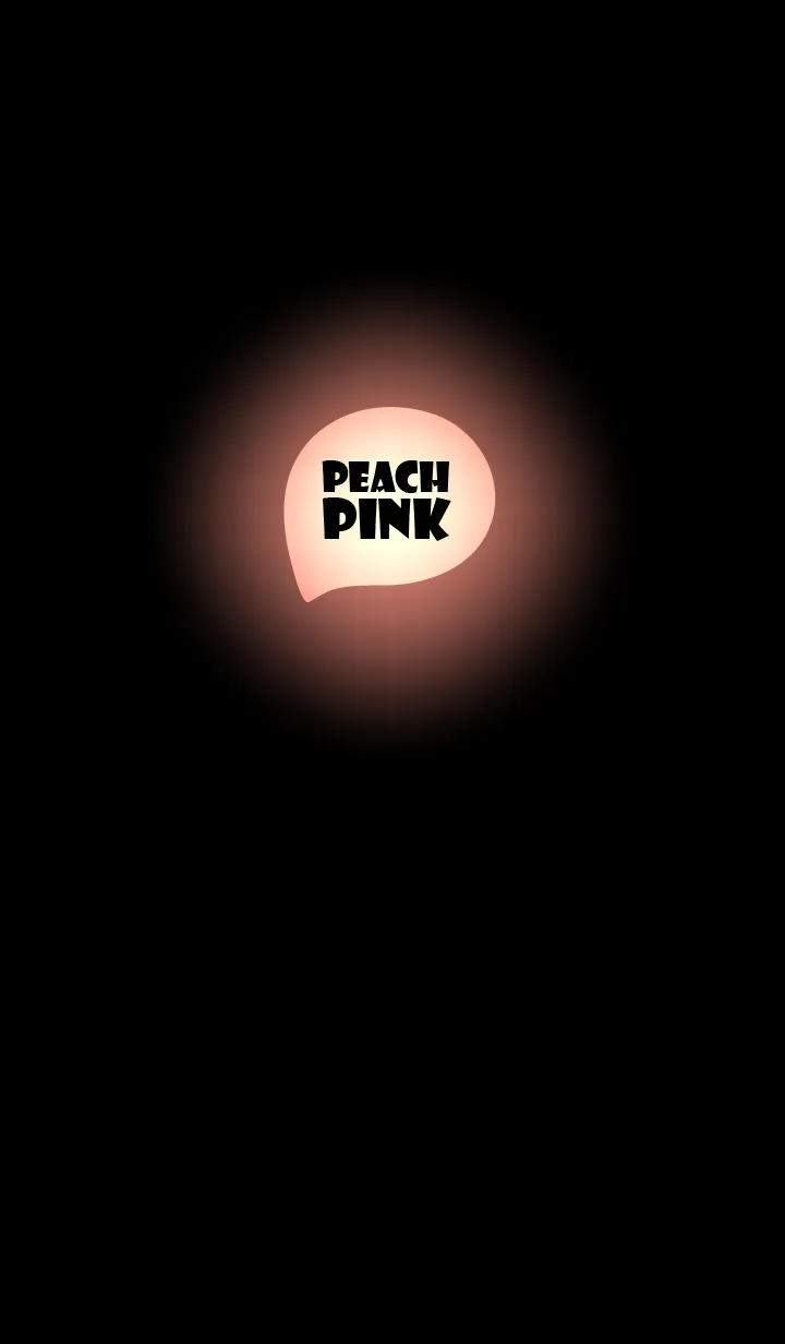 [LINE着せ替え] Peach Pink  In Black v.10 (JP)の画像1