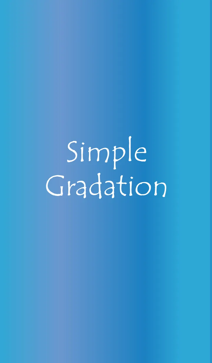 [LINE着せ替え] Simple Gradation -GlossyBlue 16-の画像1