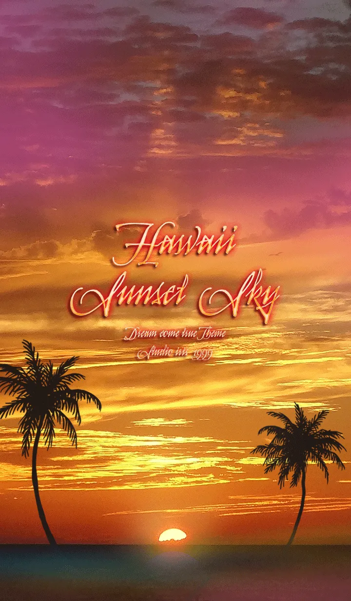 [LINE着せ替え] ハワイ サンセット Hawaii sunset skyの画像1