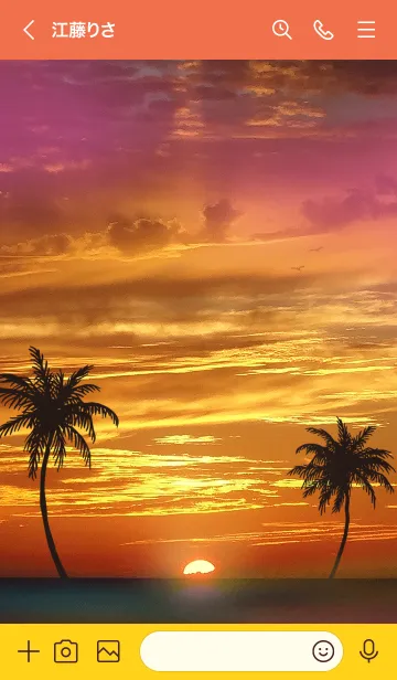 [LINE着せ替え] ハワイ サンセット Hawaii sunset skyの画像3