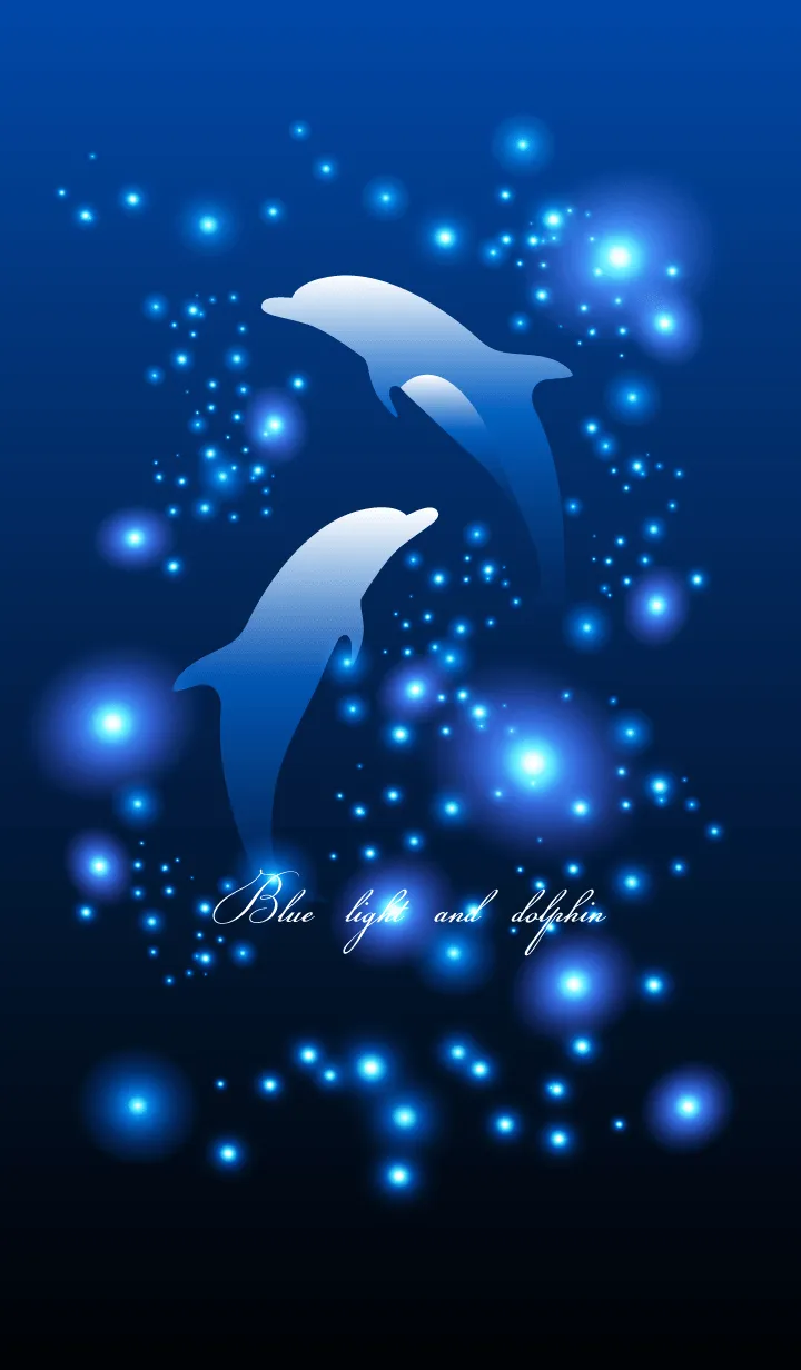 [LINE着せ替え] Blue light and dolphin...の画像1