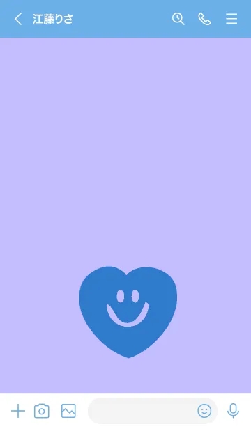 [LINE着せ替え] スマイル ハート _47の画像3