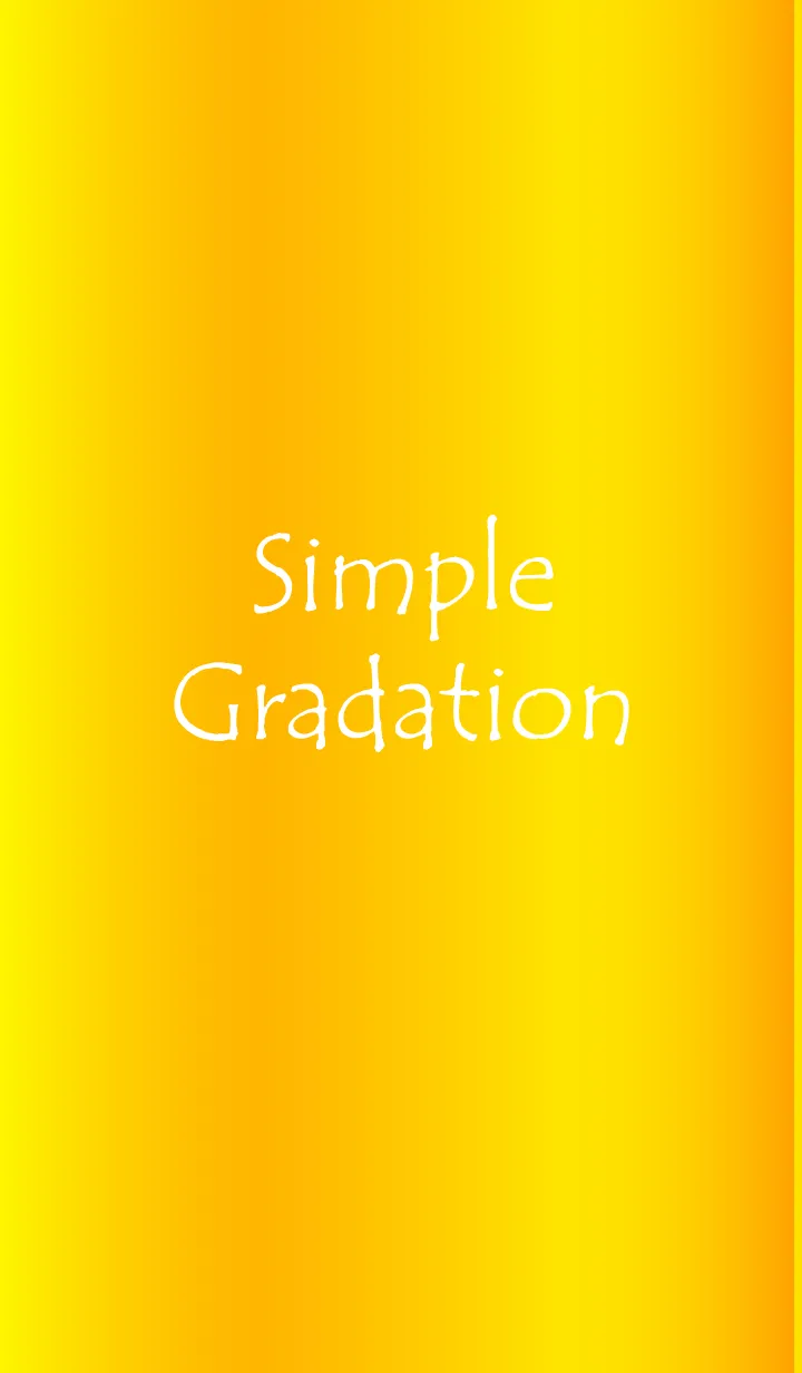 [LINE着せ替え] Simple Gradation -GlossyYellow 4-の画像1