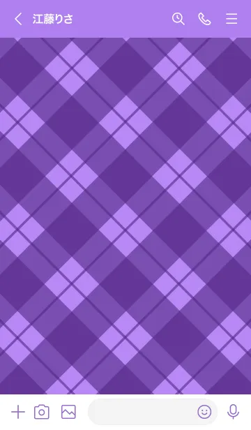 [LINE着せ替え] 679.25_パープル1-9の画像3