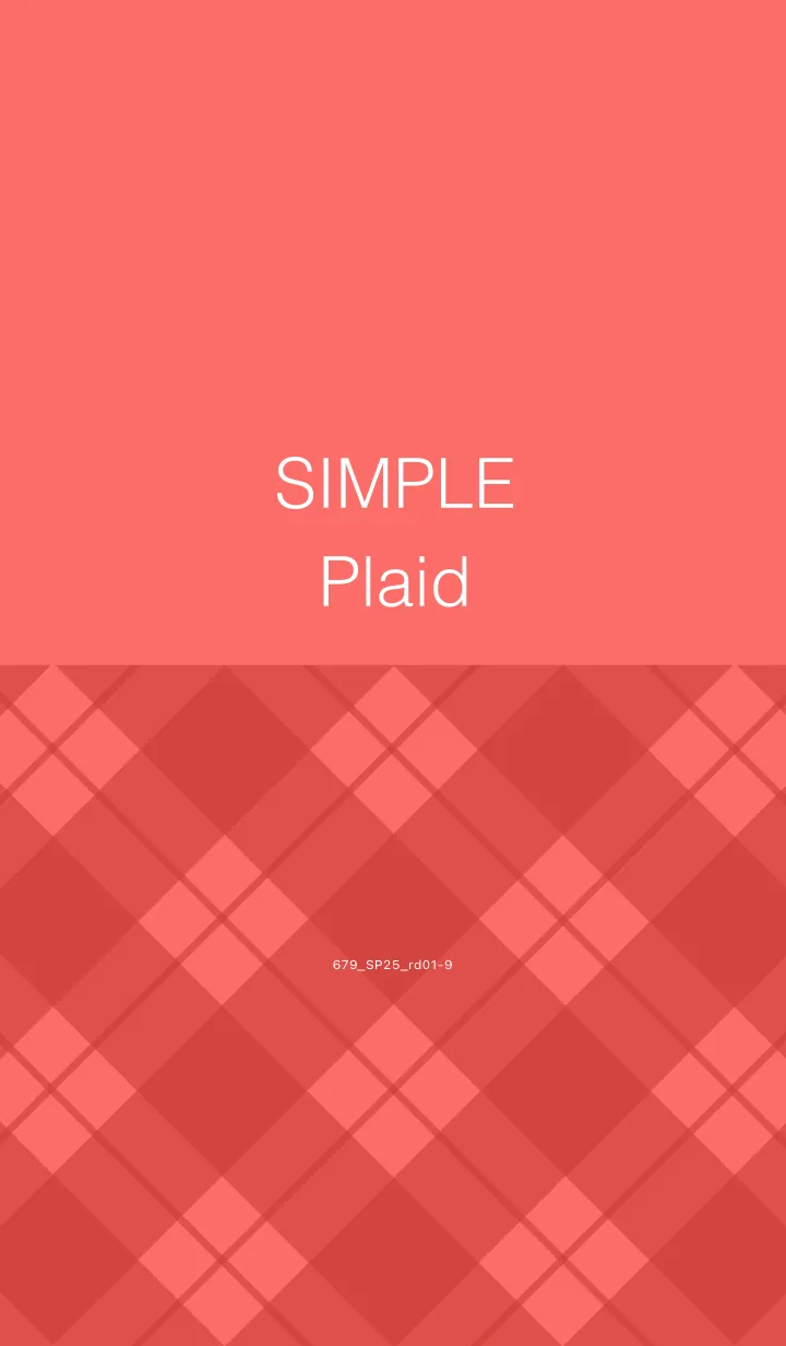 [LINE着せ替え] 679.25_レッド1-9の画像1