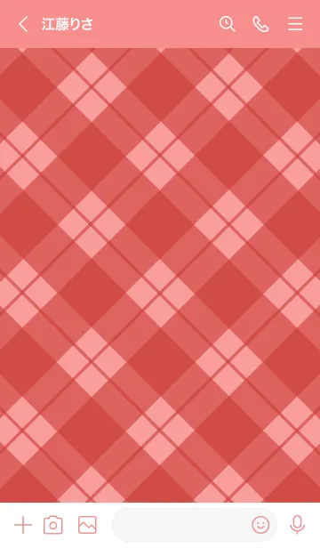 [LINE着せ替え] 679.25_レッド1-9の画像3