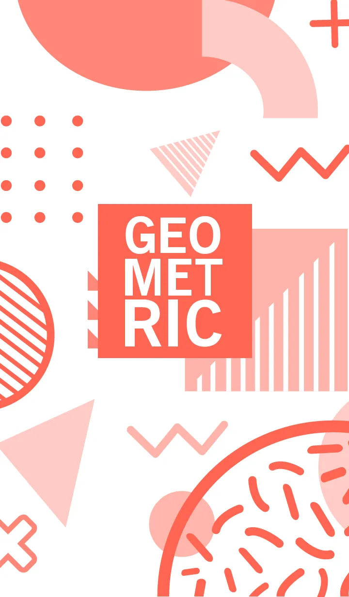 [LINE着せ替え] Basic Flat Geometric 1.5の画像1