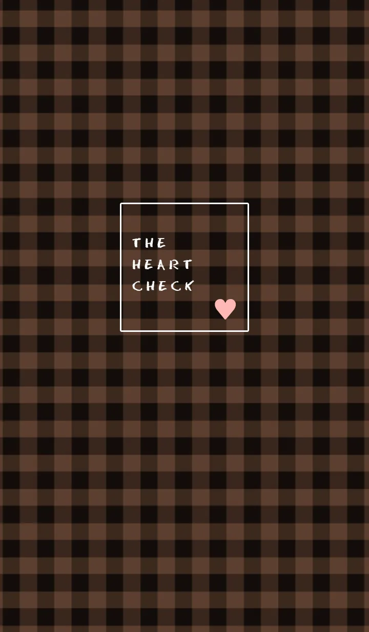 [LINE着せ替え] ザ ハート チェック 67の画像1