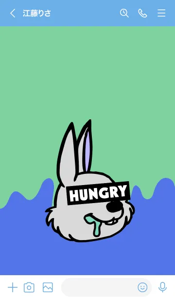 [LINE着せ替え] ハングリーラビット 28の画像3