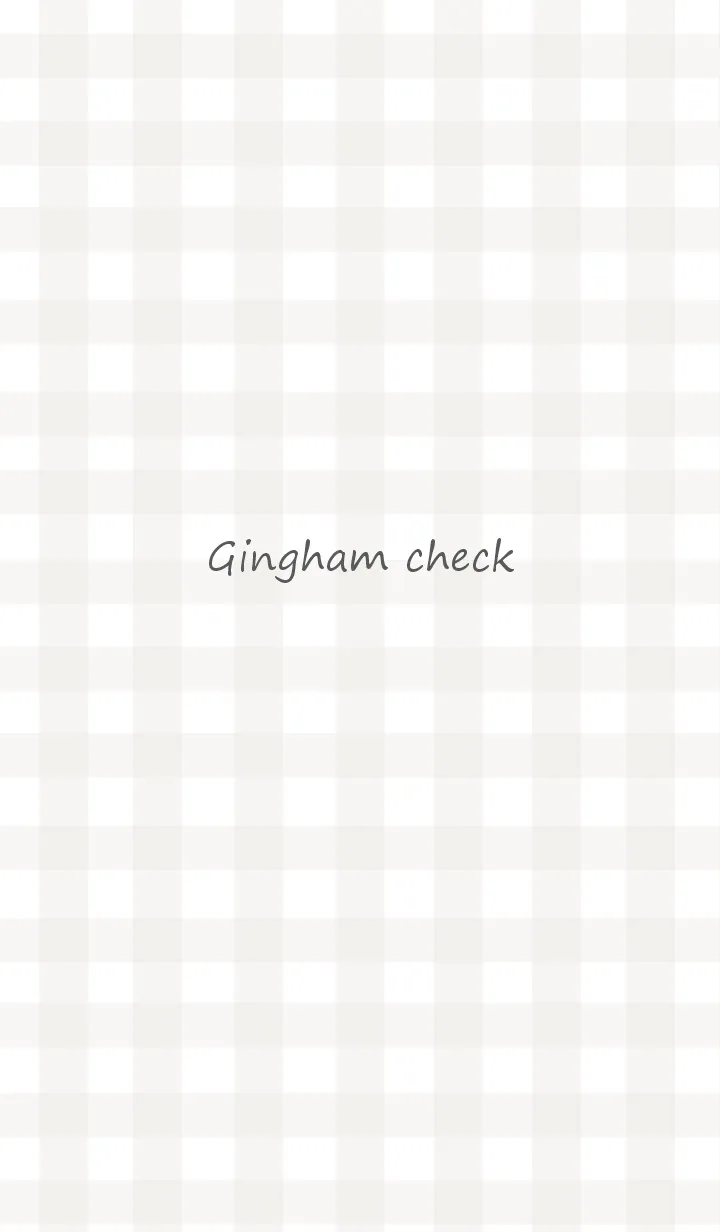 [LINE着せ替え] ギンガムチェック -gray-の画像1