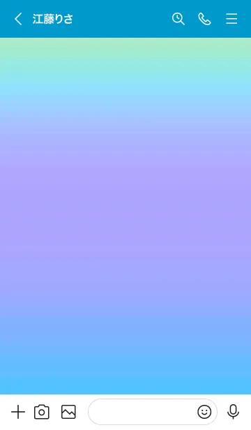 [LINE着せ替え] シンプル グラデーション 16の画像3