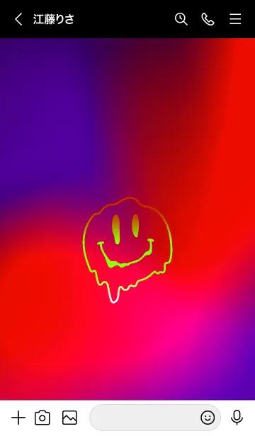 [LINE着せ替え] サイケデリック スマイル 26の画像3