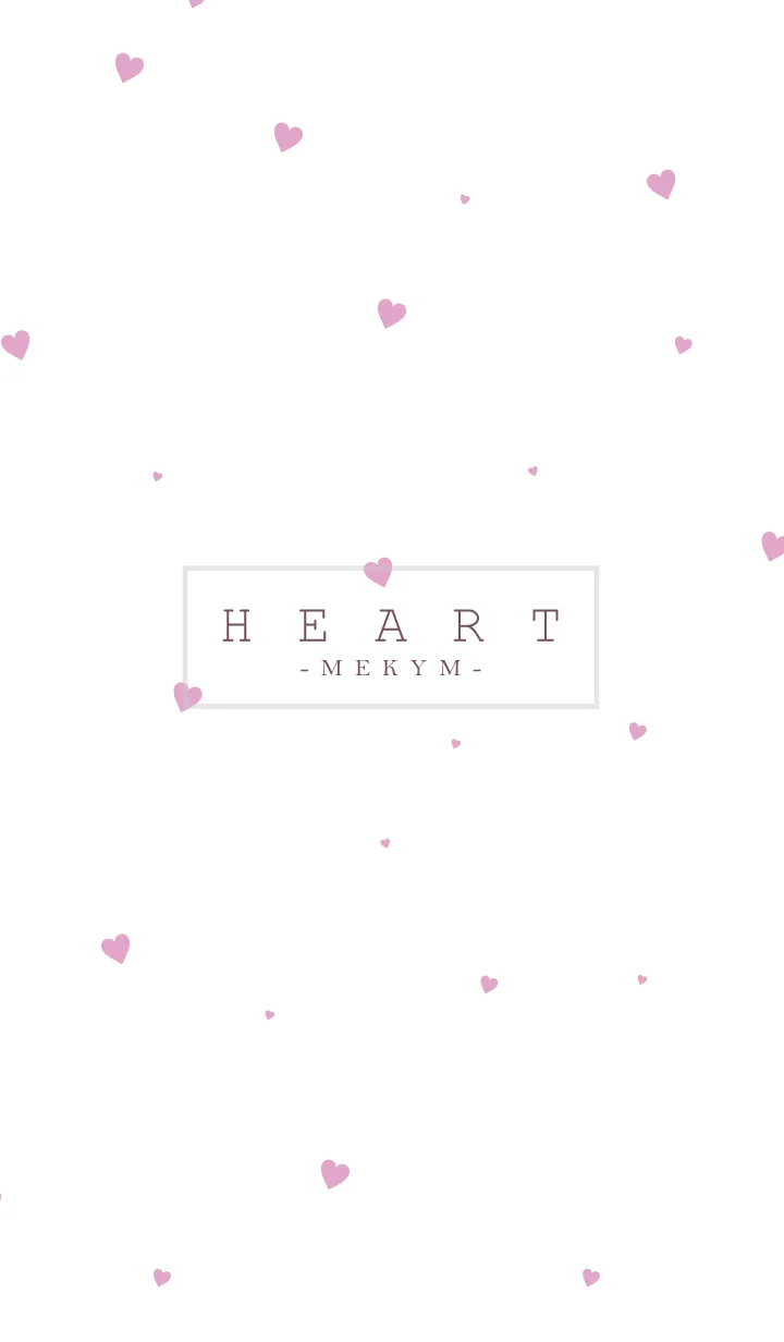 [LINE着せ替え] HEART-Pink.MEKYM 15の画像1