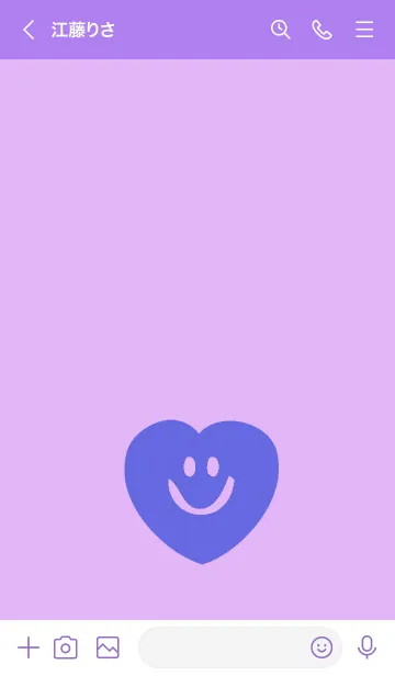 [LINE着せ替え] スマイル ハート _48の画像3