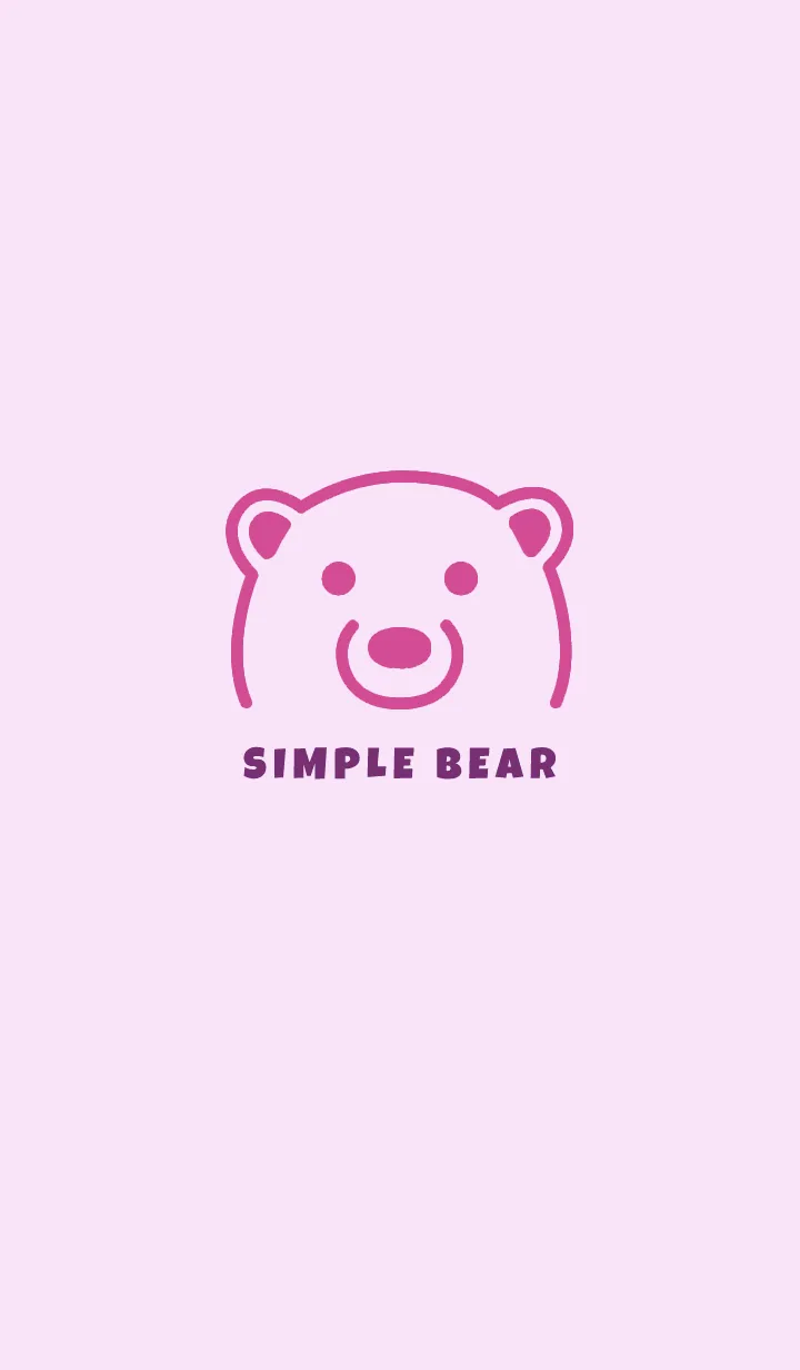 [LINE着せ替え] シンプル ベア _14の画像1