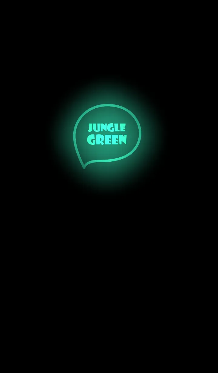 [LINE着せ替え] Jungle Green Neon Theme Ver.6 (JP)の画像1