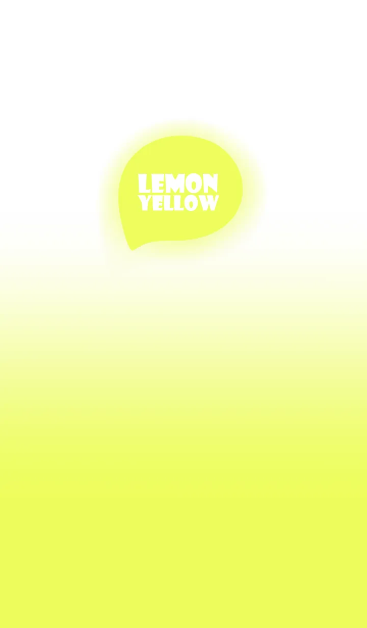 [LINE着せ替え] Lemon Yellow & White Theme (JP)の画像1