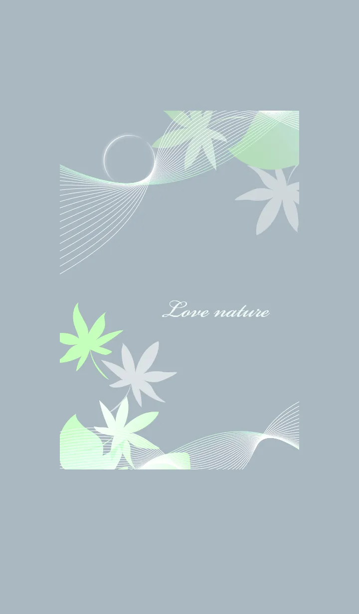 [LINE着せ替え] ～ナチュラル♥ブルー07_1～の画像1