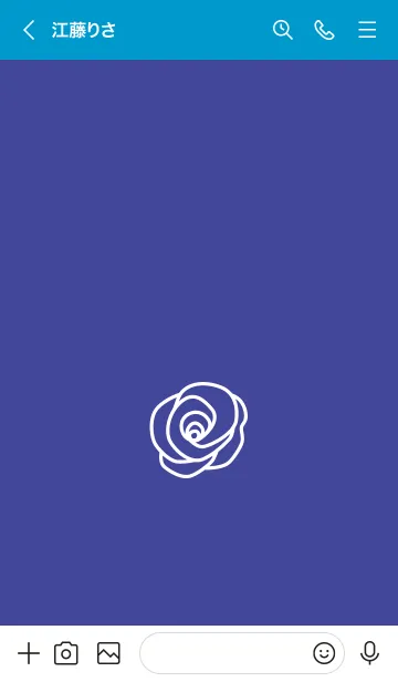 [LINE着せ替え] シンプル ローズ 45の画像3