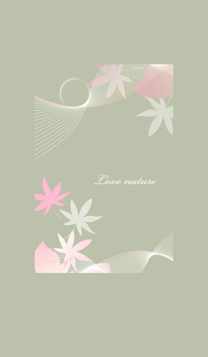 [LINE着せ替え] ～ナチュラル♥グリーン04_1～の画像1