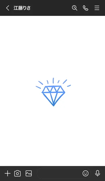 [LINE着せ替え] ダイヤ グラデーション 43の画像3