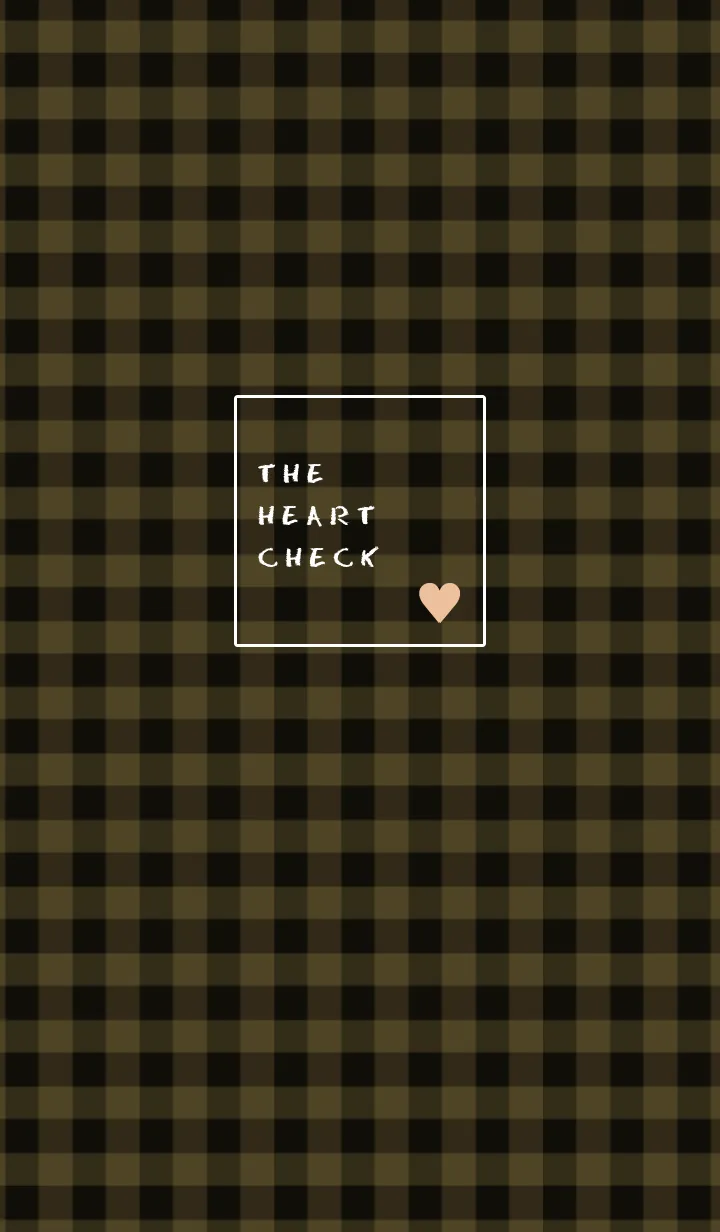 [LINE着せ替え] ザ ハート チェック 68の画像1