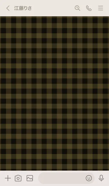 [LINE着せ替え] ザ ハート チェック 68の画像3