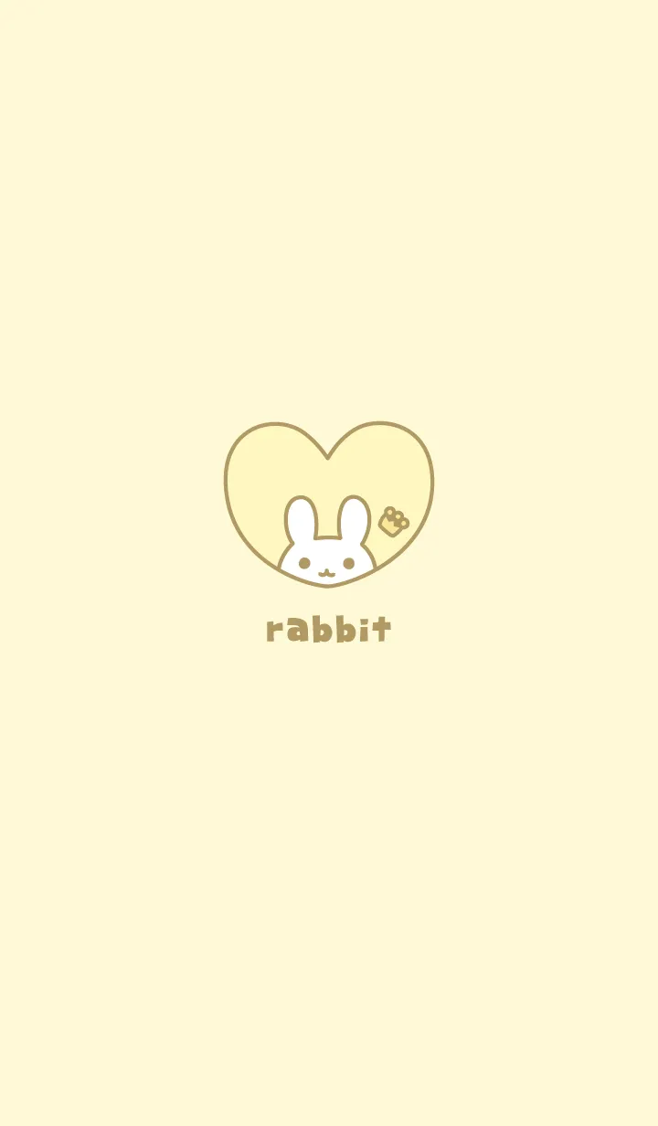 [LINE着せ替え] Rabbits Crown / Yellowの画像1