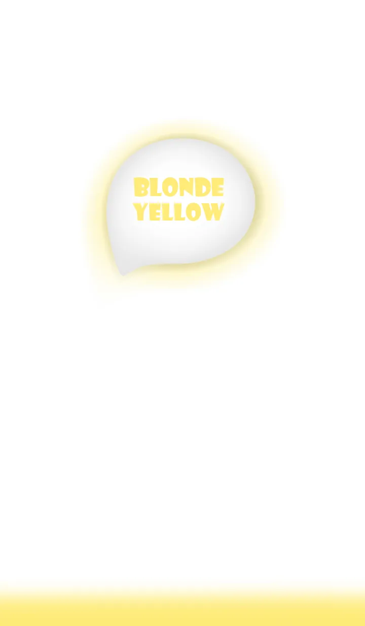 [LINE着せ替え] Blonde Yellow & White Theme Ver.2 (JP)の画像1