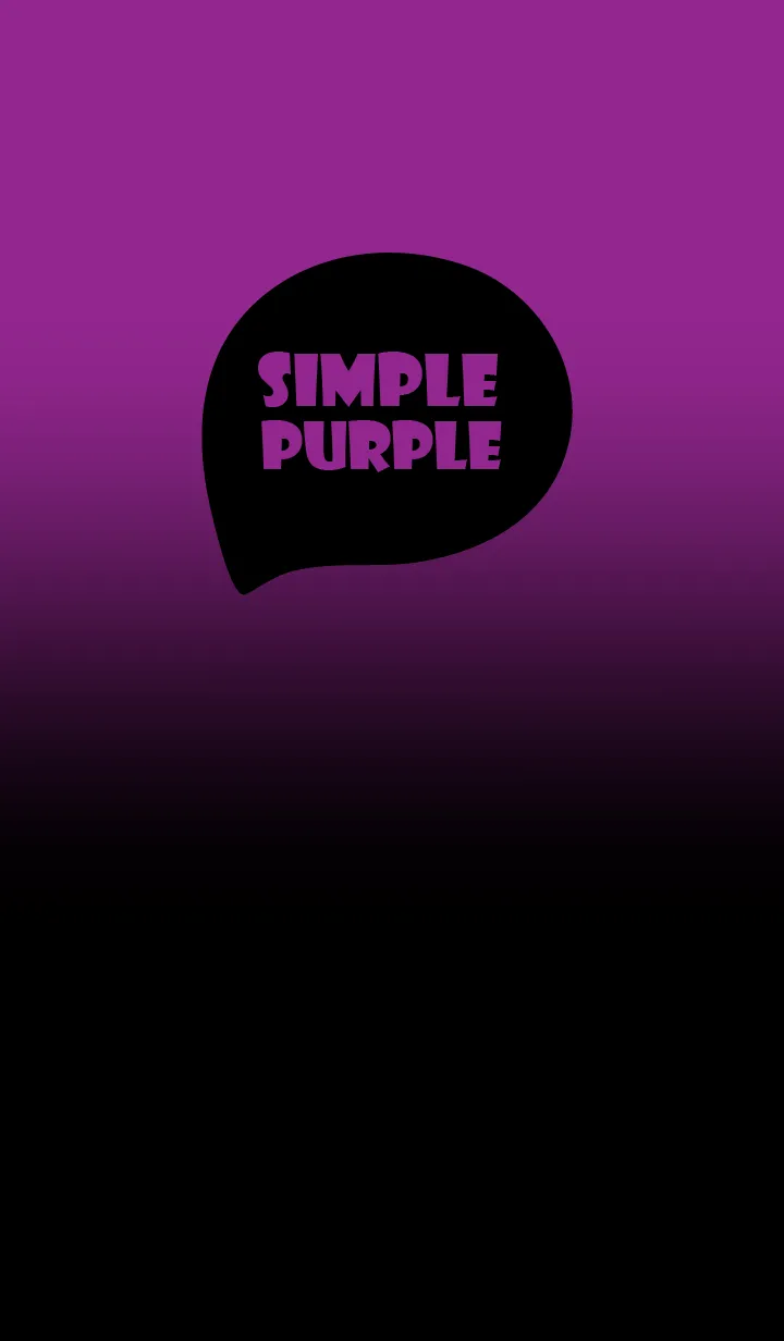 [LINE着せ替え] Black & Purple Theme Vr1 (JP)の画像1