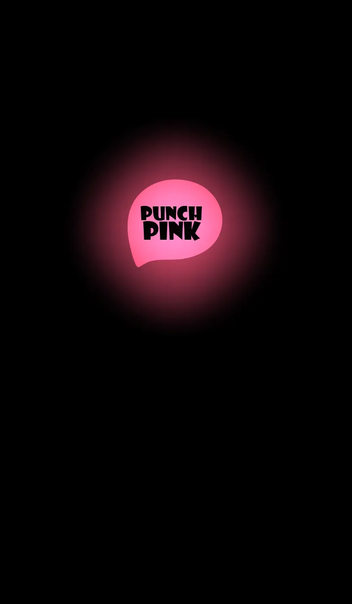 [LINE着せ替え] Punch Pink In Black v.10 (JP)の画像1