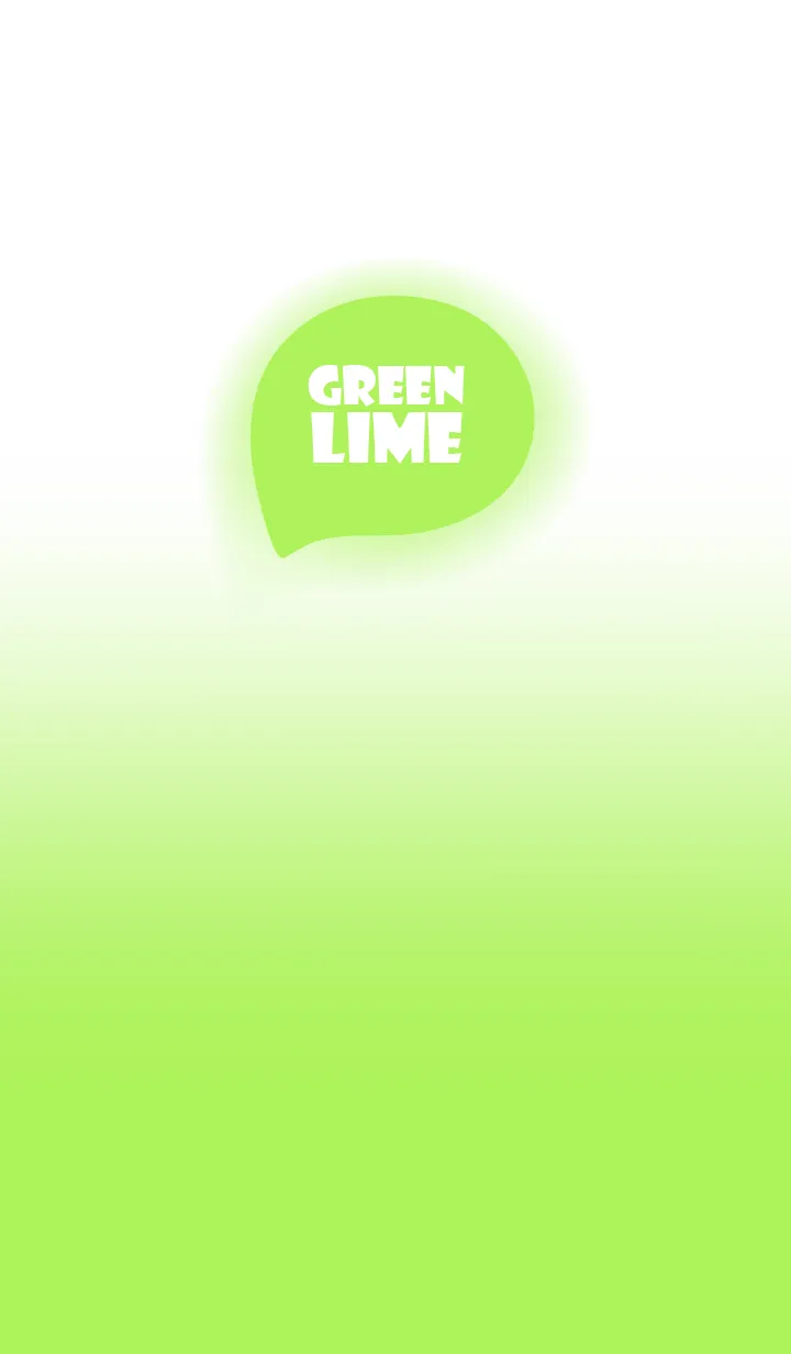 [LINE着せ替え] Lime Green & White Theme V1 (JP)の画像1