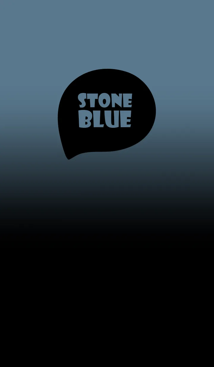 Black & Stone Blue  Theme (JP)の着せ替えメイン画像