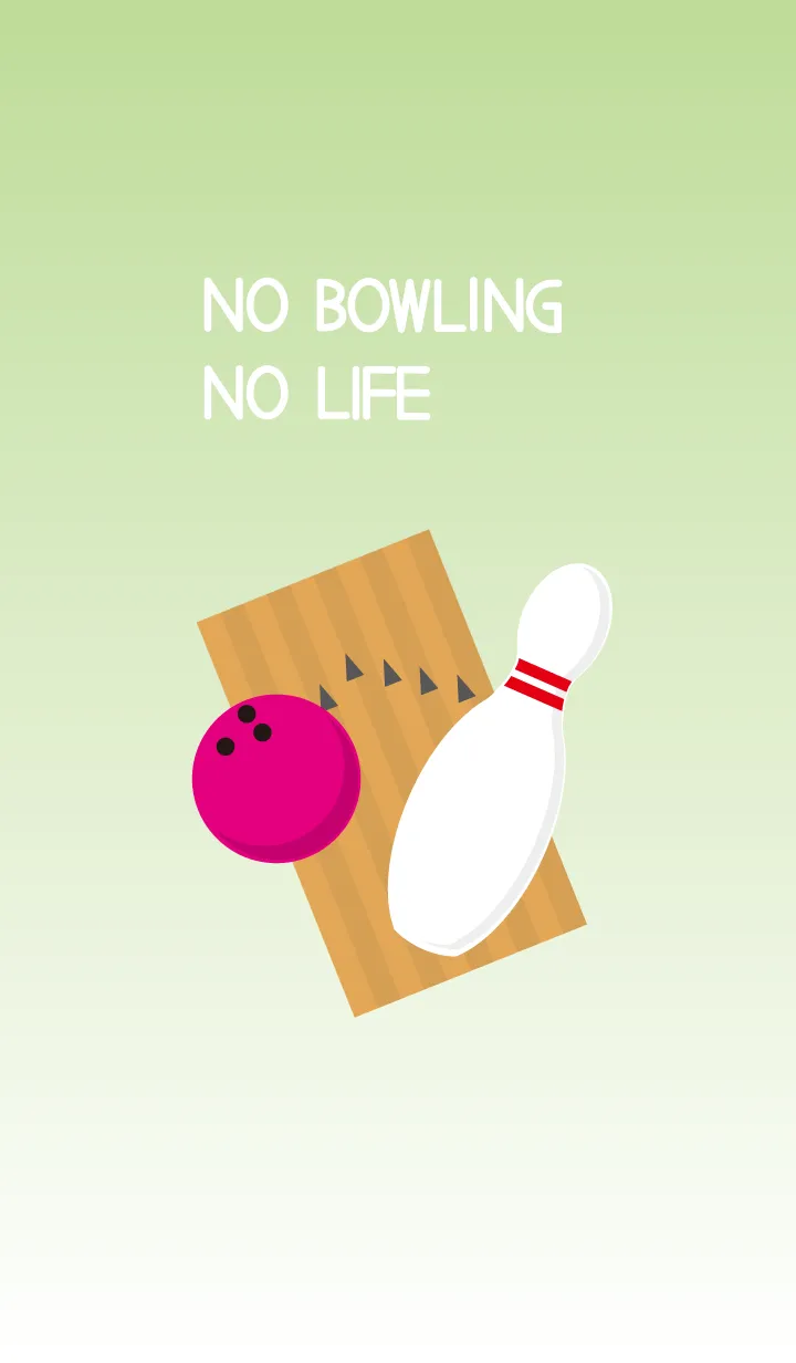 [LINE着せ替え] NO BOWLING, NO LIFEの画像1