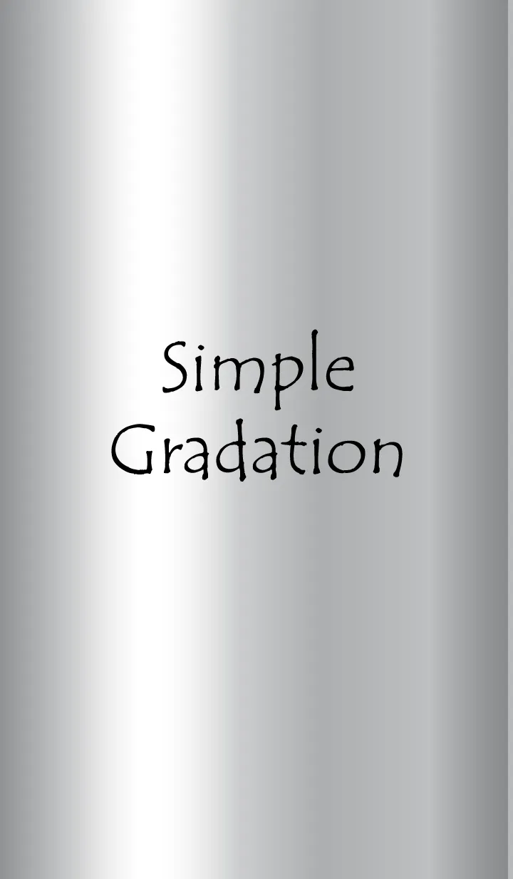Simple Gradation -Silver 6-の着せ替えメイン画像