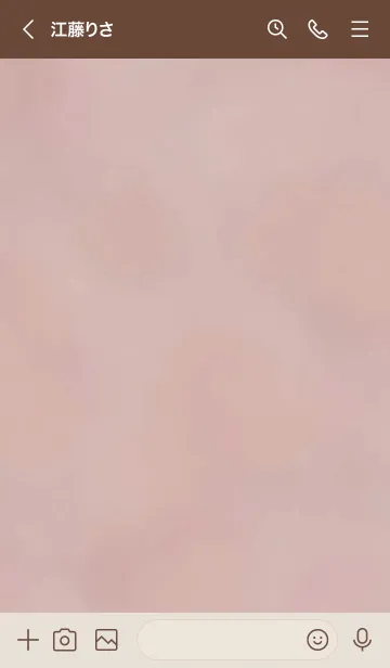 [LINE着せ替え] 月さくらんぼ'くすみピンク'の画像3