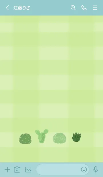 [LINE着せ替え] cactus worldの画像3