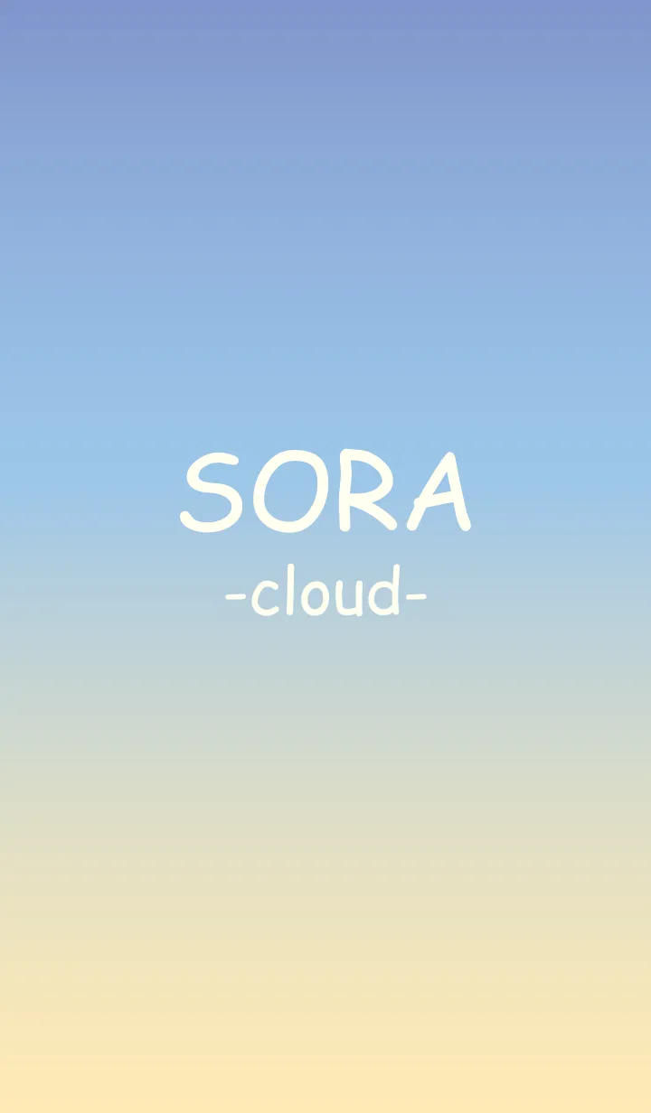[LINE着せ替え] * SORA * -cloud 12-の画像1