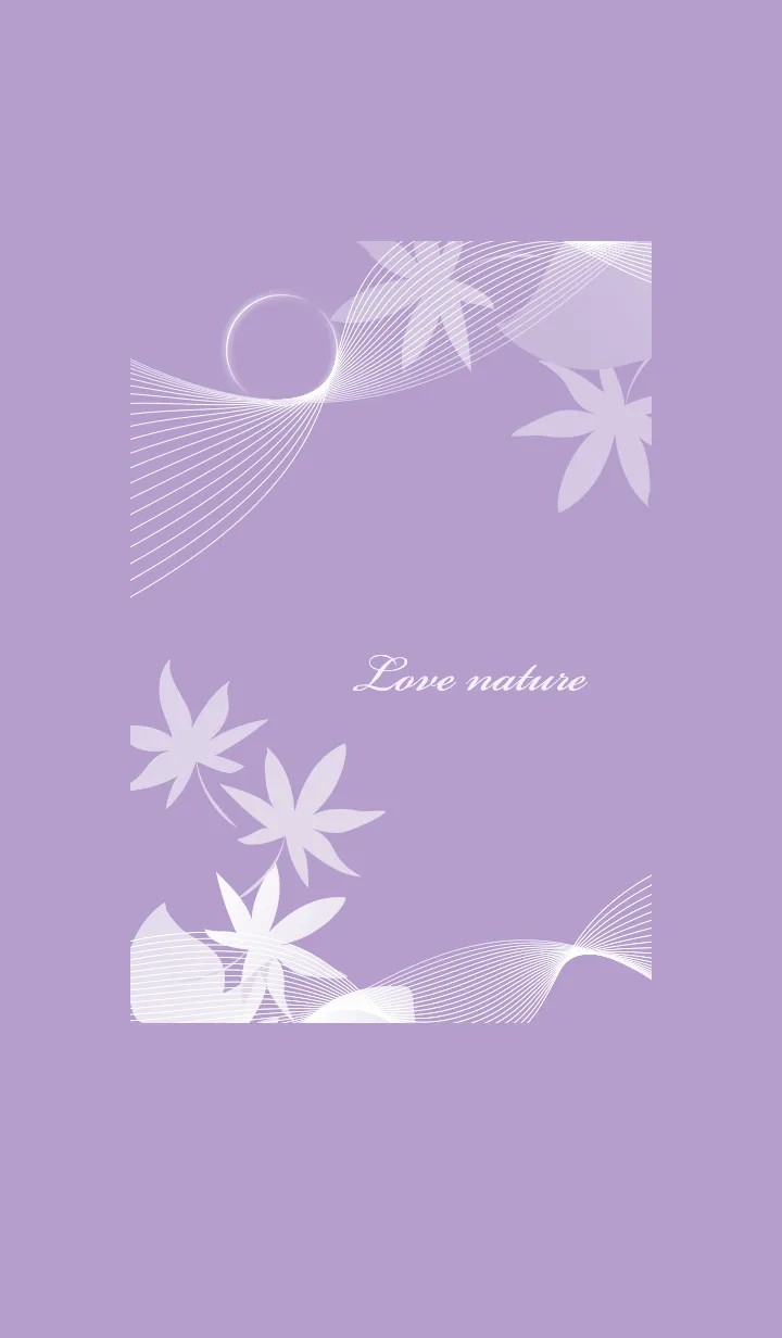 [LINE着せ替え] ～ナチュラル♥パープル18_1～の画像1