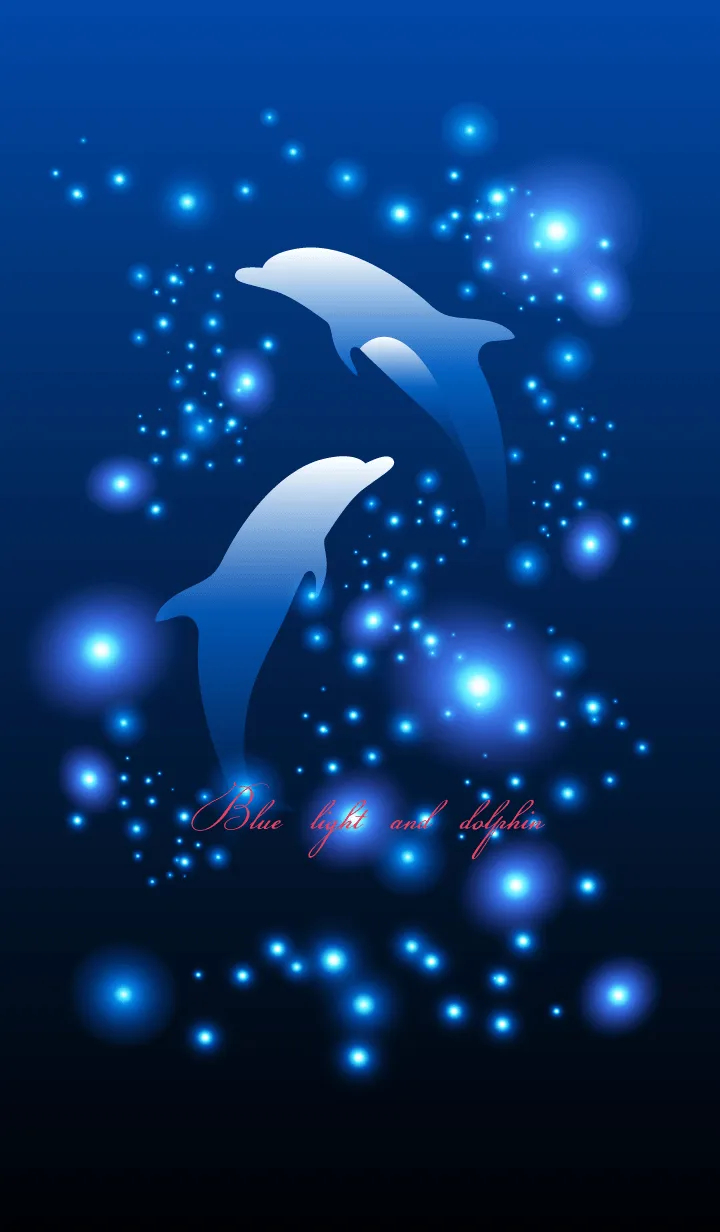 [LINE着せ替え] Blue light and dolphin...5の画像1