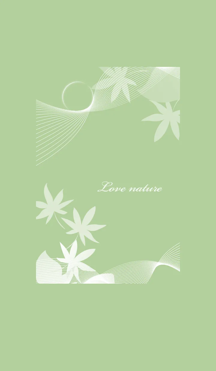 [LINE着せ替え] ～ナチュラル♥グリーン12_1～の画像1