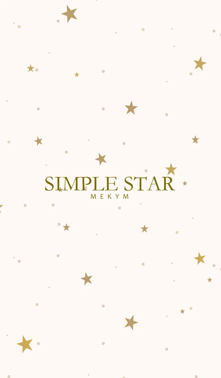 [LINE着せ替え] SIMPLE STAR-NATURAL YELLOW 12の画像1