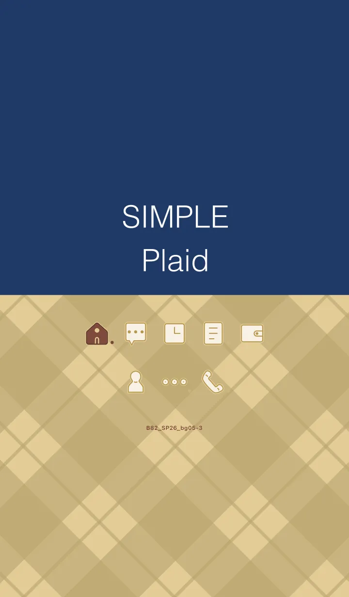 [LINE着せ替え] B82.26_ベージュ5-3の画像1