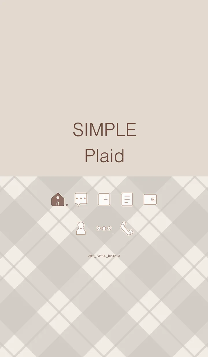 [LINE着せ替え] 282.24_ブラウン2-3の画像1