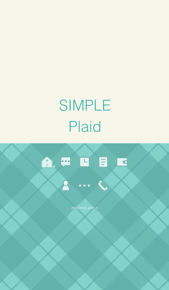 [LINE着せ替え] 282.24_グリーン7-3の画像1