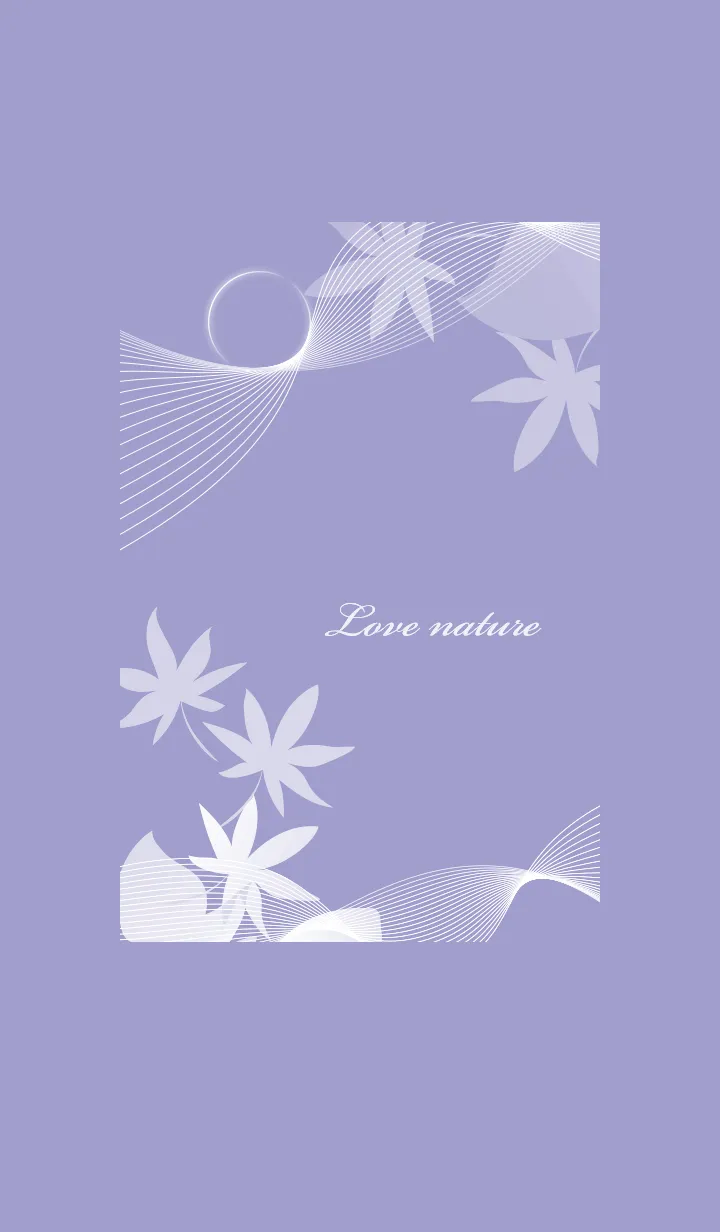 [LINE着せ替え] ～ナチュラル♥パープル17_1～の画像1