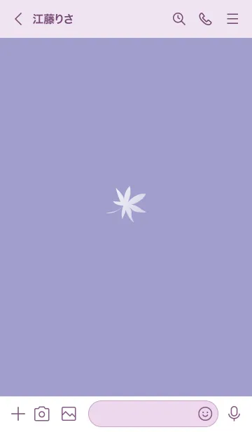 [LINE着せ替え] ～ナチュラル♥パープル17_1～の画像3