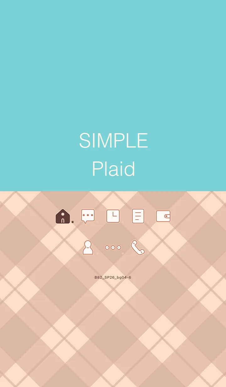 [LINE着せ替え] B82.26_ベージュ4-6の画像1