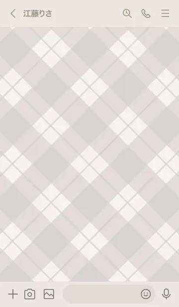 [LINE着せ替え] 682.25_ベージュ1-6の画像3