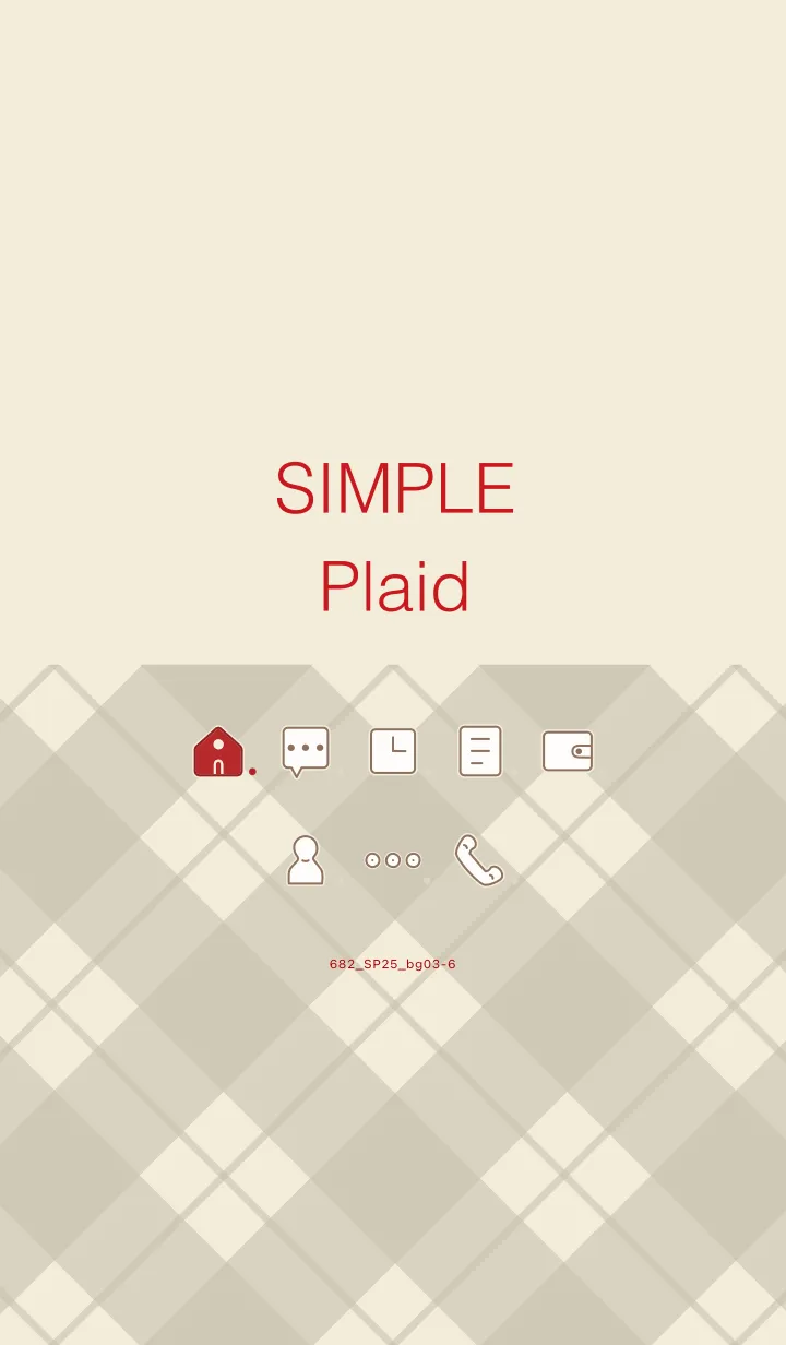 [LINE着せ替え] 682.25_ベージュ3-6の画像1